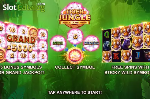 Скрин2. Tiger Jungle Hold and Win слот