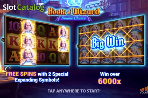 Скрин2. Book of Wizard Double Chance слот