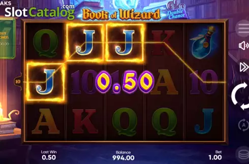 Скрин4. Book of Wizard Double Chance слот