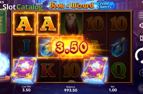 Скрин5. Book of Wizard: Crystal Chance слот