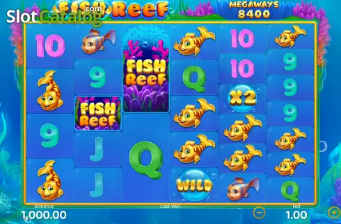 Скрин2. Fish Reef слот