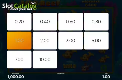 Скрин3. Fish Reef слот