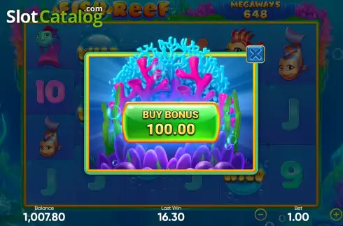 Скрин6. Fish Reef слот