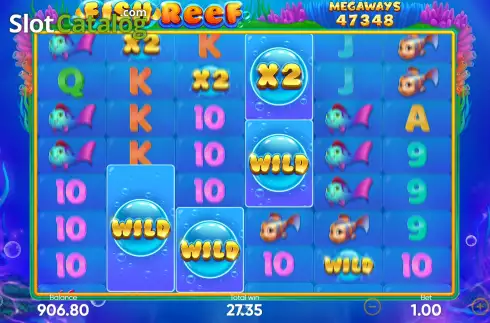 Скрин9. Fish Reef слот