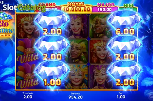 Скрин7. Rio Gems слот