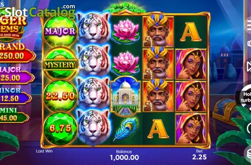 Скрин3. Tiger Gems слот