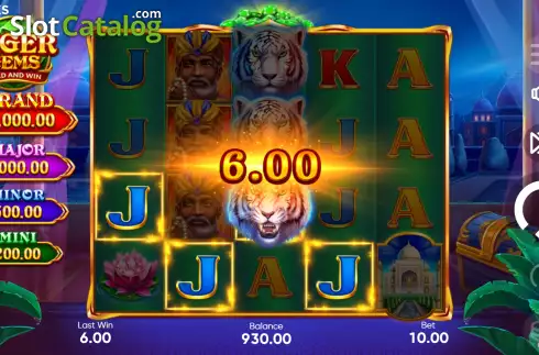 Скрин5. Tiger Gems слот