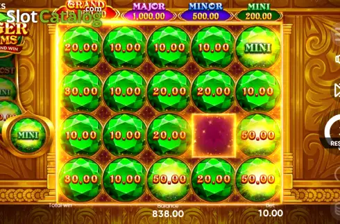 Скрин9. Tiger Gems слот