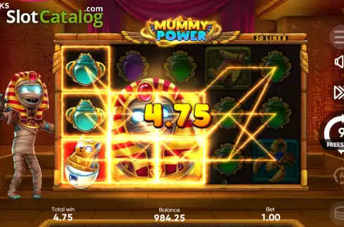 Скрин8. Mummy Power слот