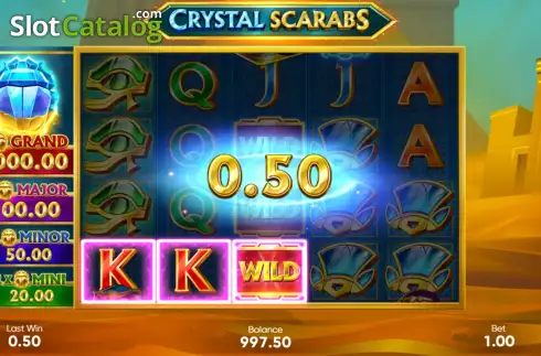 Скрин3. Crystal Scarabs слот