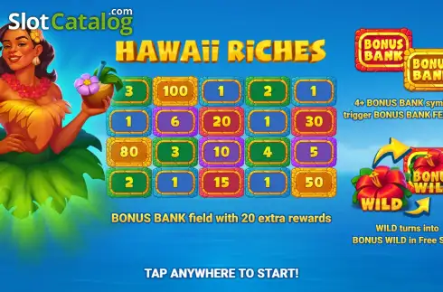 Скрин2. Hawaii Riches слот