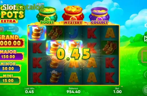 Скрин5. 3 Clover Pots Extra слот