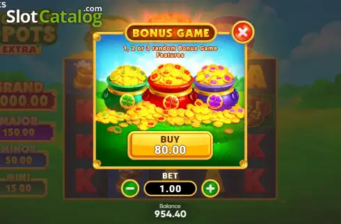 Скрин6. 3 Clover Pots Extra слот