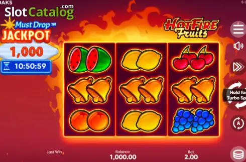 Скрин2. Must Drop Jackpot Hot Fire Fruits слот