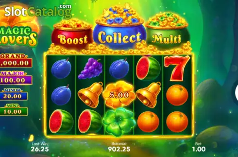 Скрин2. Magic Clovers слот