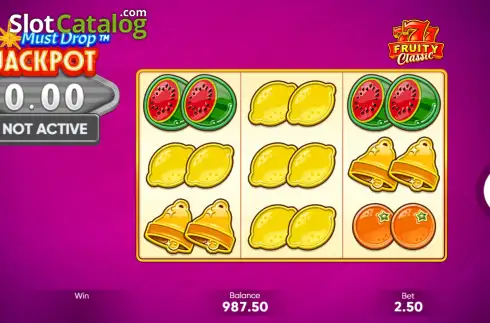 Скрин2. Must Drop Jackpot 777 Fruity Classic слот