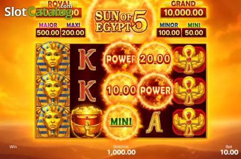 Скрин2. Sun of Egypt 5 слот