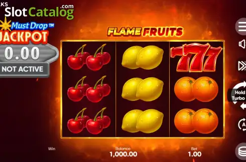 Скрин2. Must Drop Jackpot Flame Fruits слот