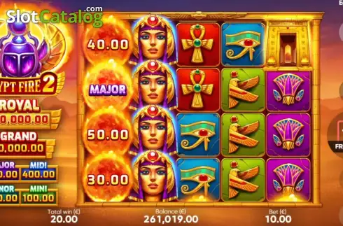 Скрин3. Egypt Fire 2 слот