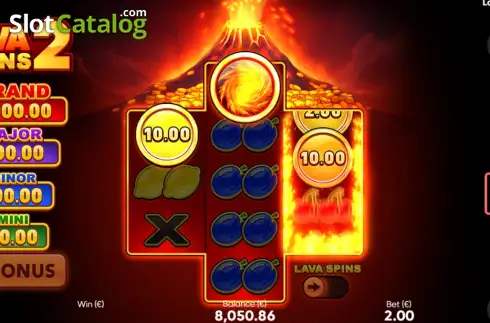 Скрин2. Lava Coins 2 слот