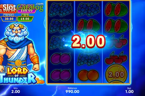 Скрин3. Lord of Thunder слот