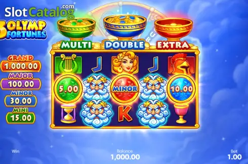 Скрин2. 3 Olymp Fortunes слот