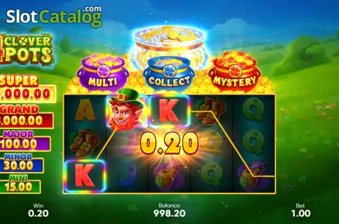 Скрин3. 4 Clover Pots слот