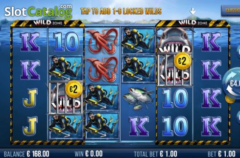 Скрин6. 6 Wild Sharks слот