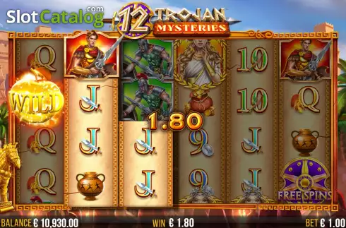 Скрин5. 12 Trojan Mysteries слот