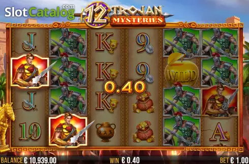 Скрин4. 12 Trojan Mysteries слот