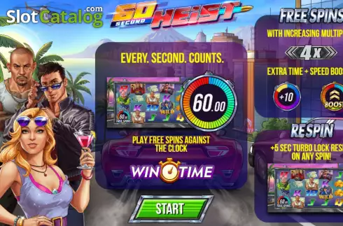Скрин2. 60 Second Heist слот