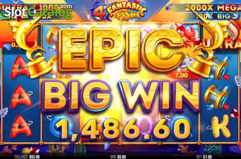 Скрин4. 4 Fantastic Fish слот