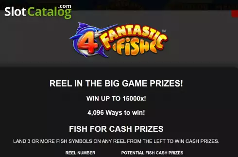 Скрин8. 4 Fantastic Fish слот