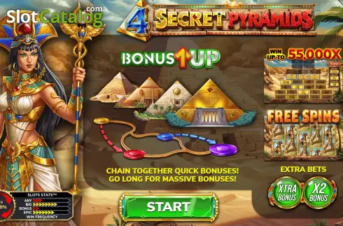 Скрин2. 4 Secret Pyramids слот