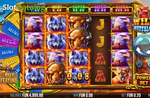 Скрин3. 5 Wild Buffalo 2 слот