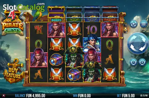 Скрин2. 4 Pirate Chests слот