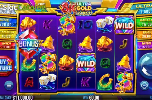 Скрин2. 8K Ultra Gold Ultimate слот