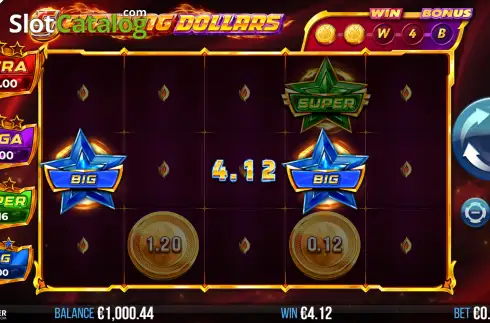 Скрин3. 5 Flaming Dollars слот