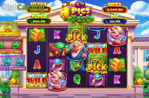 Скрин2. 4TP Pigs N’ Pots слот