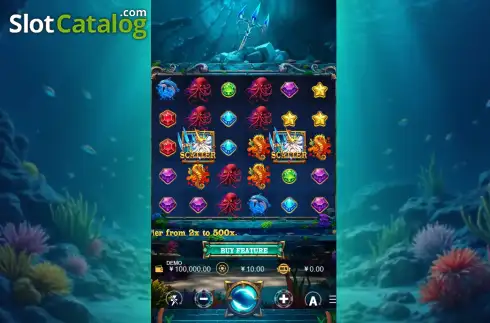 Скрин2. Throne of Poseidon слот