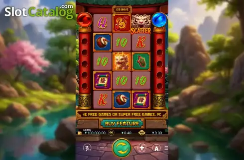 Скрин2. Dragon Tiger Showdown слот
