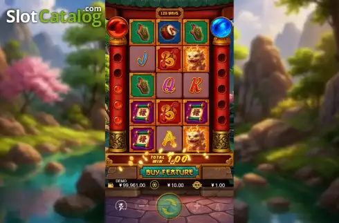 Скрин3. Dragon Tiger Showdown слот