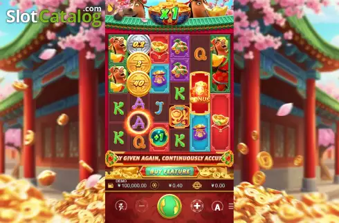 Скрин2. Fortune Horses слот