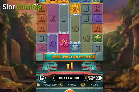 Скрин2. Legacy of Aztec слот