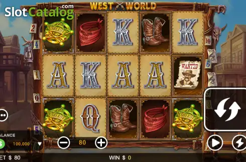 Скрин2. West World слот