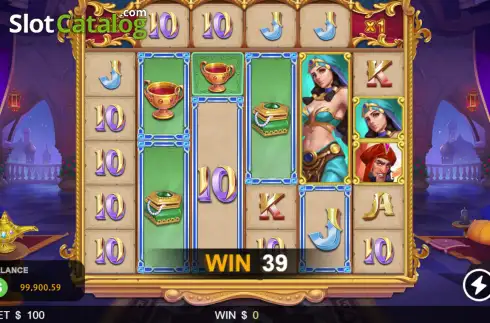 Скрин2. Aladdin Fantastic Journey слот