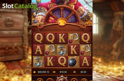 Скрин2. Captains's Treasure слот
