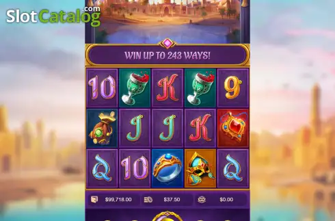 Скрин2. Genie's 3 Fortune слот