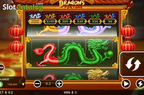 Скрин2. Dragon's Fortune (759 Gaming) слот