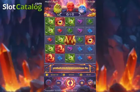 Скрин2. Phoenix Legend (759 Gaming) слот